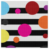 Punkte und Streifen Stoff (Nahaufnahme)