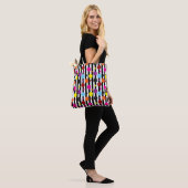 Punkte und Streifen Tasche (Am Model)
