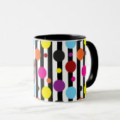 Punkte und Streifen Tasse (VorderseiteRechts)