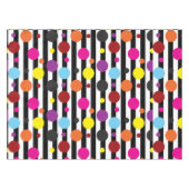 Punkte und Streifen Tischdecke (Vorderseite (Horizontal))