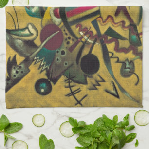 Punkte von Wassily Kandinsky, Vintage Expressionis Geschirrtuch