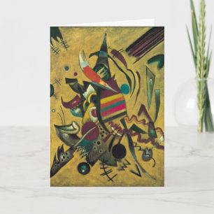 Punkte von Wassily Kandinsky, Vintage Expressionis Karte