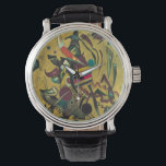 Punkte von Wassily Kandinsky, Vintager Expressioni Armbanduhr<br><div class="desc">Punkte (1920) von Wassily Kandinsky. Eine Vintage abstrakte Ausdruckskunst künstlerische Malerei mit einer Vielzahl von Farben und geometrischen Formen. Ein sehr südwestlicher Ureinwohner-Amerikanische Ureinwohner-Stammeslook auf dieses Design.</div>
