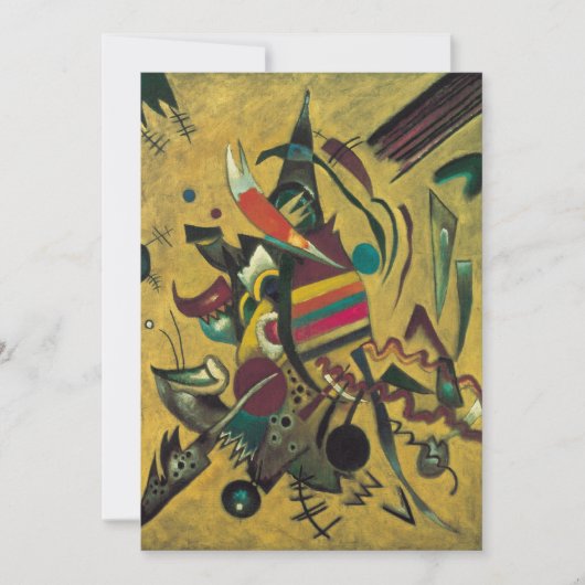 Punkte von Wassily Kandinsky, Vintager Expressioni Einladung (Vorderseite)