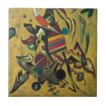 Punkte von Wassily Kandinsky, Vintager Expressioni Fliese<br><div class="desc">Punkte (1920) von Wassily Kandinsky. Eine Vintage abstrakte Ausdruckskunst künstlerische Malerei mit einer Vielzahl von Farben und geometrischen Formen. Ein sehr südwestlicher Ureinwohner-Amerikanische Ureinwohner-Stammeslook auf dieses Design.</div>