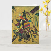 Punkte von Wassily Kandinsky, Vintager Expressioni Karte (Gelbe Blume)