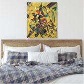 Punkte von Wassily Kandinsky, Vintager Expressioni Leinwanddruck (Insitu (Schlafzimmer))