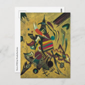 Punkte von Wassily Kandinsky, Vintager Expressioni Postkarte (Vorne/Hinten)