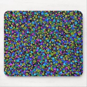 Punktematrix: Blaues Mousepad