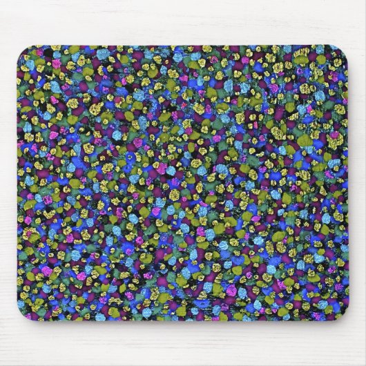 Punktematrix: Blaues Mousepad (Vorne)