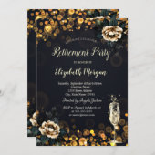 Punktevergabe für schwarze Rose Einladung (Vorne/Hinten)