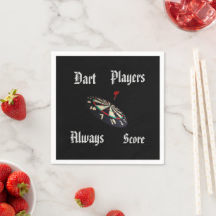 Punktewertung, Funny Darts Players Serviette