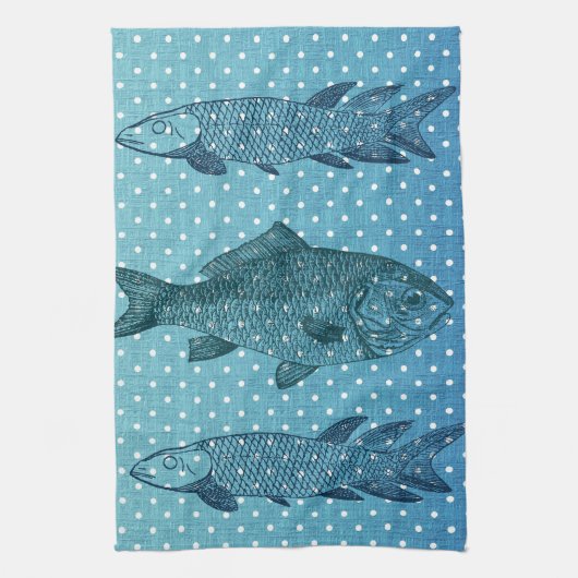 Punktfisch Handtuch (Vertikal)