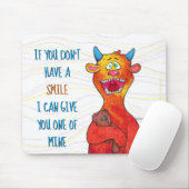Punktieren Sie das Monster, Mausunterlage Mousepad (Mit Mouse)