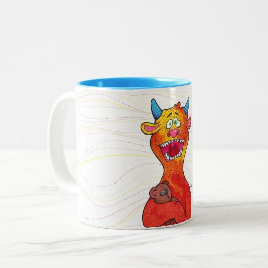 Punktieren Sie das Monster, Tasse (Vorderseite Links)