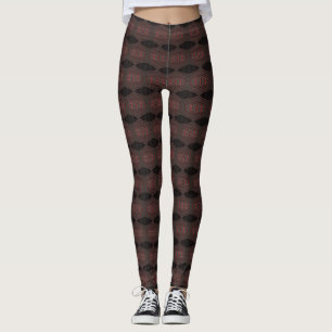 Punktieren Sie den eingebildeten Strudel Leggings