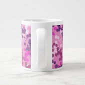 Punktierte Camouflage Jumbo-Tasse (Rückseite)