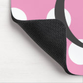 Punktierte hellrosa Mousepad Initiale "C " (Ecke)