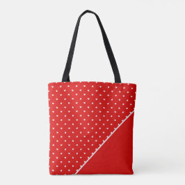 Punktierte Herzen Tasche