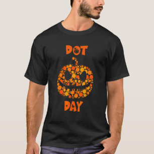 Punktierte Kürbis Herbst Thanksgiving Internationa T-Shirt