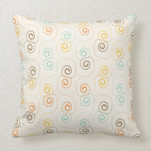 Punktierter gewundener Entwurf Kissen