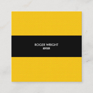 Punktierter moderner professioneller Quadratischer Quadratische Visitenkarte