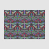 Punktiertes LibellenSeidenpapier Seidenpapier (Vorderseite)