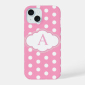 Punktiöses iPhone-Case iPhone 15 Hülle (Rückseite)