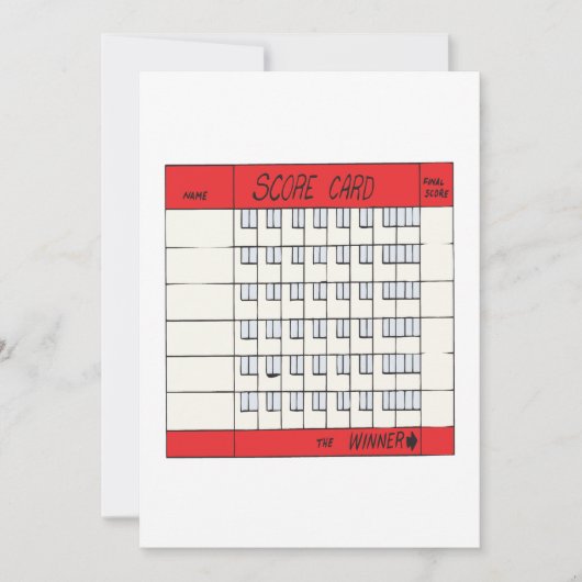 Punktkarte Einladung (Vorderseite)