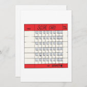 Punktkarte Einladung (Vorne/Hinten)