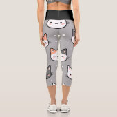 Punktkatze Capri Leggings (Rückseite)