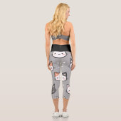 Punktkatze Capri Leggings (Rückseite)