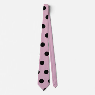 Punktkrawatte (rosa & schwarz) krawatte