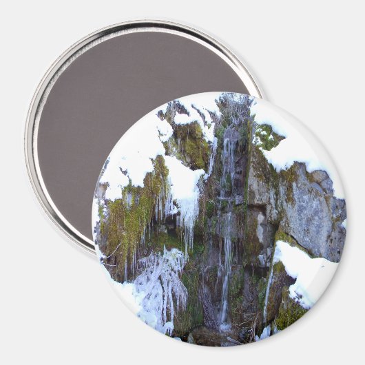 Pünktlich gefroren... magnet (Vorderseite/Rückseite)