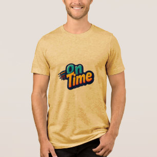 pünktlich Tri-Blend shirt