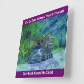 Pünktliche Ablieferung der LKW-Mauer-Uhr Quadratische Wanduhr (Winkel)