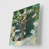 Pünktliche Ablieferung der LKW-Mauer-Uhr Quadratische Wanduhr (Winkel)