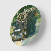 Pünktliche Ablieferung der LKW-Mauer-Uhr Runde Wanduhr (Winkel)