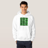 Punktmatrix, gemustertes Array Hoodie (Vorne ganz)