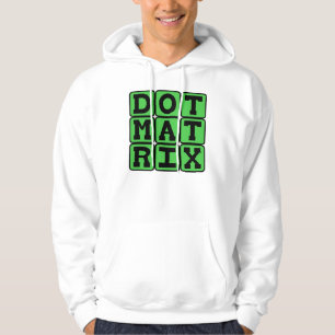 Punktmatrix, gemustertes Array Hoodie
