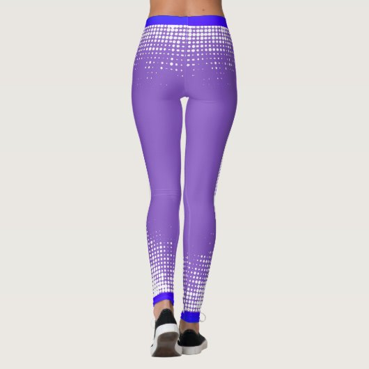 Punktmuster auf (Ihre Farbe) Leggings (Rückseite)