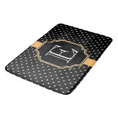 Punktmuster Badematte (Schrägansicht)