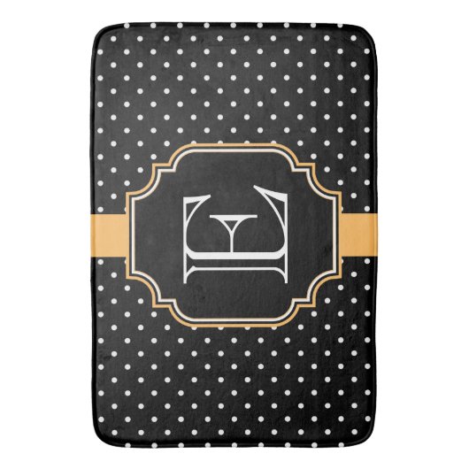 Punktmuster Badematte (Vorderseite Vertikal)