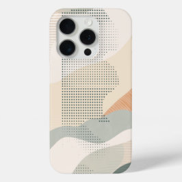 Punktmuster in Form in neutralen Tönen Case-Mate iPhone Hülle
