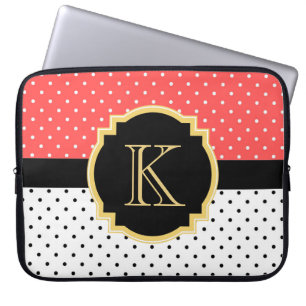 Punktmuster Laptopschutzhülle