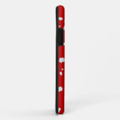 Punktmuster mit Rotkehlchen Case-Mate iPhone Hülle (Hinten/Rechts)