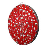 Punktmuster mit Rotkehlchen Dartscheibe (Vorderseite rechts)