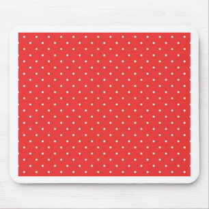 Punktmuster rot weißer Hintergrund benutzerdefinie Mousepad