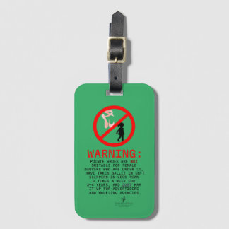 Punktschuhe Warnsignal-Green-Card-Steckplatz Gepäckanhänger