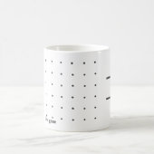 Punktspiel tic tac-Zehe Kaffeetasse (Mittel)